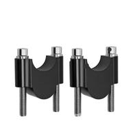 Elevador de Manillar de Motocicleta para Suzuki para LT500R para LT250 para LT80 para Gsxr 1 Par De Motocicleta Universal Manillar Riser Bar Mount Handle Clamp 28mm 1/8" 22mm 7/8"(Negro,28mm)