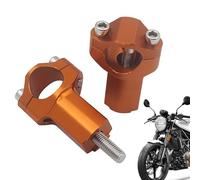 Elevador de manillar | Elevadores de manillar de motocicleta con abrazadera reforzada - Accesorios de repuesto y modificación de aluminio resistentes para viajes urbanos, viajes y desplazamientos