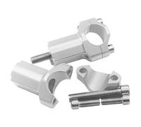 Elevador de manillar | Elevadores de manillar de motocicleta con abrazadera reforzada - Accesorios robustos de aleación de aluminio para conducción en ciudad y montaña