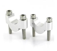 Elevador de manillar Elevadores De Manillar De Motocicleta Para B&MW F800R F800GT F800GS G650X R 12 NINET Abrazadera De Montaje De Elevador De Manillar Ajustable Elevación Abrazaderas de montaje(Plata