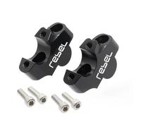 Elevador de manillar Elevadores De Manillar De Motocicleta Para H&onda Rebel 500 300 1100 CMX500 CMX300 CMX1100 REBEL1100 Elevadores De Manillar Elevación Extensión Abrazaderas de montaje(Color 2)