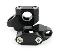 elevador de manillar Extensión de montaje para elevadores de manillar de 22 mm para Honda NC700S/X NC750S/X St1100 Grom MSX125 CB750 Hornet CB125F CB1100(Black)
