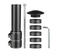 Elevador de manillar - Levantador de manillar ajustable de aleación de aluminio,Extensor de manillar de bicicleta,para uso en carretera y ciudad en fitness ciclismo viaje y cinta de correr