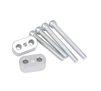 elevador de manillar moto Para Triumph Tiger 800 XC XCA XCX XR XRX XRT, Motocicletasoporte Elevador De Manillar, Ajustador Abrazadera Montaje Barra Manillar elevador manillar moto (Color : Silver)