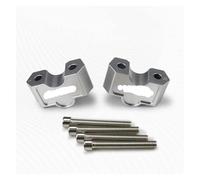 Elevador De Manillar Para BMW Para F800GS Para F 800GS 2023 Accesorios Manillar Elevador Elevadores Extensión Adaptador Soporte Motocicleta De(Silver1)