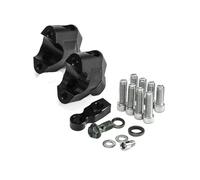 Elevador De Manillar para CFMOTO para 800MT Kit de Elevador Manillar 3CM Extensión Manguera Freno Accesorios Adaptador extensión(Plata)