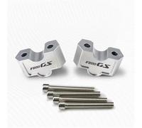 Elevador De Manillar para F800GS GS800 F 800 GS F800 GS F 800GS 2023 2024 2025. Adaptador De Aumento De Altura De Tubería. Abrazadera Montaje Ajustable(Plata1)
