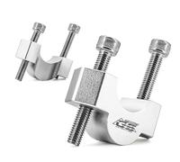 Elevador De Manillar para F850GS Adventure F 850 GS F850 ADV 2018-2019. Ajustador De La Posición del Asiento. Abrazadera Montaje Ajustable(Plata)
