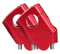 Elevador De Manillar para FZ6 S2 FZ 6 para FAZERMT-07 para MT-09 para MT07 Elevadores Barra Manillar Elevador Manillar Motocicleta Abrazadera Montaje Barra 28 Mm 22 Mm Manillar Riser(28mm Red)