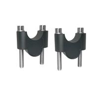 Elevador De Manillar para NTV650 para Deauville 700 para Varadero 125, Soporte Elevador Manillar Motocicleta, Adaptador extensión Abrazadera Manillar Abrazadera(Negro)