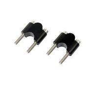 Elevador de Manillar para para V-sys 650 KLE650 2013-2017 2018 2019 2020 2021 Adaptador De Elevación De Manillar Abrazaderas De Barra De Motocicleta(Black)