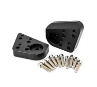 Elevador de Manillar para R1100R, R1100RT, R1150R, R1150RT, R1200RT, R 1100R, 1100RT, 1150R, 1150RT, 1200RT, R 1100, 1150 RT. Abrazadera Ajustable Elevador Manillar(Negro)