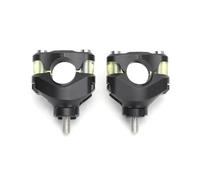 Elevador de Manillar Poste de Montaje Elevador de Manillar de 28 mm Amortiguación de Manillar progresiva Ajustable Se Adapta a 690 Se Adapta a para Du&KE 790 ADV 1190 ADV 1290 Super Adventure(Black)