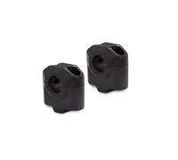 SW-Motech Torretas de manillar Leh000392200130-335841 - ø 22 mm, altura 30 mm, Negro