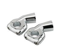 Elevador De Manillar Universal Metal para Triumph para Bobber T100 T120 para Speed Twin Adaptador De Abrazaderas para Elevador De Manillar De Motocicleta(Silver)