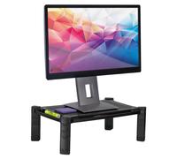 Elevador de monitor Mount-It! para computadora de escritorio - Soporte de sobremesa con altura ajustable para pantallas de PC, port tiles e impre