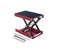 Elevador de motocicleta, gato de tijera portátil para mantenimiento y reparación, mesa de elevación compacta de garaje con ajuste rápido para scooter, cortacésped, taller, uso doméstico, 14,17 x 8,98