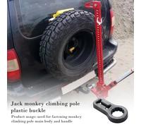 Elevador de Motocicletas | Soporte de manija de Gato de elevación Alta de 12,6 cm | Soporte de Mango de Gato Todoterreno de Goma | Manija Segura para Chaqueta Alta Izquierda para 4x4, ATV y SUV |