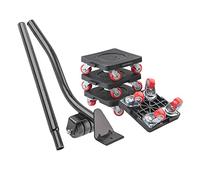 Elevador de Muebles Pesados con Barra de extensión y 4 Patines de Muebles con Ruedas, Capacidad de Carga de 400 kg, Juego de Herramientas para Mover Muebles