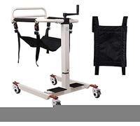 Elevador de pacientes para el hogar Elevador de transferencia de pacientes multifuncional con asiento acolchado Ancianos discapacitados Silla de ruedas de transporte de acero de cuerpo completo p