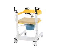 Elevador de pacientes para silla de ruedas, silla elevadora para el hogar con rueda universal silenciosa de 20 cm de altura ajustable, para ancianos paralizados