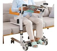 Elevador de Pacientes Silla de transferencia con elevador de pacientes ajustable, rueda de 20 cm de altura y asiento dividido, inodoros de cabecera, elevador de autoservicio, ducha para disc