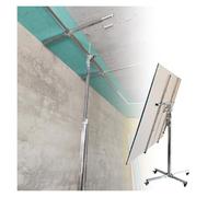 Elevador de paneles de yeso: brazo telescópico ajustable con ruedas bloqueables, soporta hasta 110 libras para una fácil instalación en techo y pared