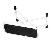 Elevador de pies de guitarra compacto 6 altura ajustable estándar marco de metal plegable almohadillas de estropeadas para músicos que viajan accesorios de guitarra reposapiés