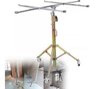 Elevador de placas de yeso resistente, elevador de paneles de yeso con ruedas giratorias bloqueables de 4 pulgadas, 3 m de altura, para construcción, uso industrial