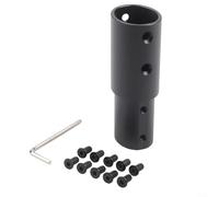 Elevador de poste de extensión para Xiaomi para M365 Pro Pro2 1S, kit de elevación de manillar telescópico de aluminio, actualización ergonómica de altura para ciclistas altos (negro)