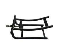 Elevador de rueda para moto - Desmontaje rápido de neumáticos, placa base de goma antideslizante, compacta y portátil para asistencia en fallas, elevador de metal sólido negro mate | Jack para