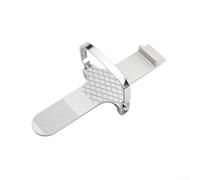 Elevador de tablero de yeso de zinc de aluminio plateado con lazo ajustable para piernas para un uso cómodo en el suelo y para proyectos de azulejos, herramienta de diseño de placa base reforzada
