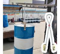 Elevador de Tambor de Cadena Elevador de Tambor de Cadena para Montacargas, Polipasto o Grúa. Equipo de Manipulación de Tambores y Cubos de 2 y 4 Patas con Capacidad(2-Leg(1000kg/2204LBS))