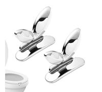 Elevador de tapa de asiento de inodoro, soporte para evitar tocar, mango de elevación de tapa de inodoro, soporte de mantenimiento higiénico para el hogar, viajes, hotel, baño público, restaurante