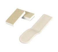 Elevador de tapa de inodoro, manija de elevación para uso doméstico, evita el contacto sucio, cubierta de asiento de inodoro (Caqui)