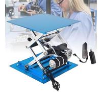 Elevador de tijera de laboratorio, plataforma elevadora eléctrica, altura ajustable 90-365 mm, capacidad de carga de 30 kg, ideal para laboratorios escolares y uso industrial