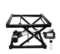 Elevador de Tijeras de eléctrico Mesa eléctrica, mescentro eléctrica, mescomedor, Altura Ajustable hasta 31 cm, Carga máxima 50 kg, Accesorios para hogar inteli