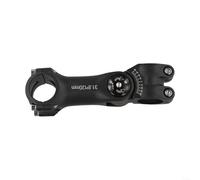 Elevador de vástago de bicicleta con ángulo ajustable de -60 a +60 grados, compatible con barras de 31,8 mm y 25,4 mm, construcción de aleación 6061 de alta resistencia para bicicletas de montaña