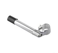 Elevador de vástago de manillar para bicicletas, 22 2 mm de diámetro, altura ajustable 150200 mm, aleación de aluminio (15 x 22,2)