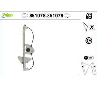 Elevador De Ventana Delante Izquierdo Eléctrico VALEO Para CITROËN C4 II
