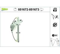 Elevalunas VALEO 851672 izquierda