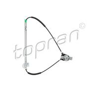 Elevador de ventanilla Delante, derecha manual 102 887 TOPRAN para VW POLO II