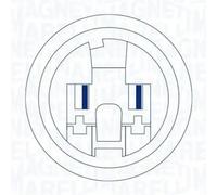 Elevador de ventanilla Delante, izquierda eléctrico 350103779000 MAGNETI MARELLI