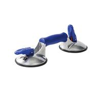 Bohle Elevador de ventosa VERIBOR® BLUE LINE, cuerpo de aluminio de 2 ventosas, carga máx. 60 kg, Ø de los discos 120 mm