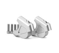 Elevador del Manillar De Motocicleta Abrazadera Elevadora Manillar Moto Accessories Adaptador Extensión para R 1250 RT 2021(Plata)