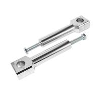 Elevador del Manillar De Motocicleta Accesorios para Motocicletas Aluminio Negro/Cromado Elevador Manillar Universal para Motocicleta Adaptador Abrazadera para 22/25 Mm(25MM Chrome)