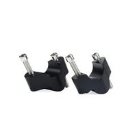 Elevador del Manillar De Motocicleta Elevador De Manillar Aluminio CNC para Motocicleta Abrazadera Montaje para Ducati para Multistrada V4 S para Rally para Pikes para Peak 2021(Negro)