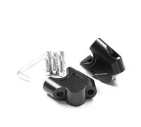 Elevador del Manillar De Motocicleta para Loncin para VOGE 300AC 300DS 500R 500AC 500DS 500DSX 650DS Elevador De Manillar Motocicleta Abrazadera Adaptador Extensor(Move Back-Black)