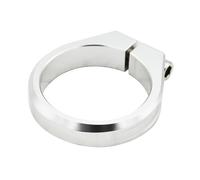 Elevador del Manillar De Motocicleta para Sur-Ron para Luz para Abeja para X Motocross Eléctrico CNC Abrazadera Tubo Columna Dirección Motocicleta Abrazaderas Elevadoras Reforzadas(Plata)