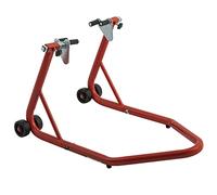 Elevador Delantero Universal Caballete Moto Rojo Ajustable Metal